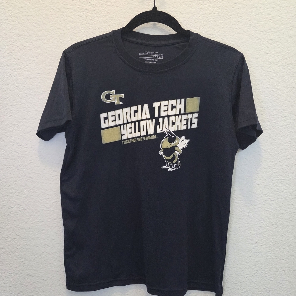 Georgia Tech Yellow Jacket Youth Sz L Tee Shirt